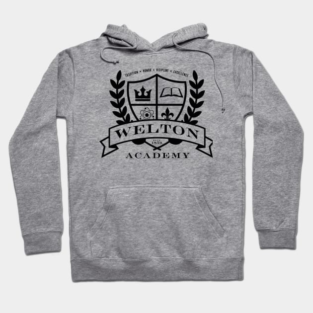 Welton Academy Hoodie by MindsparkCreative